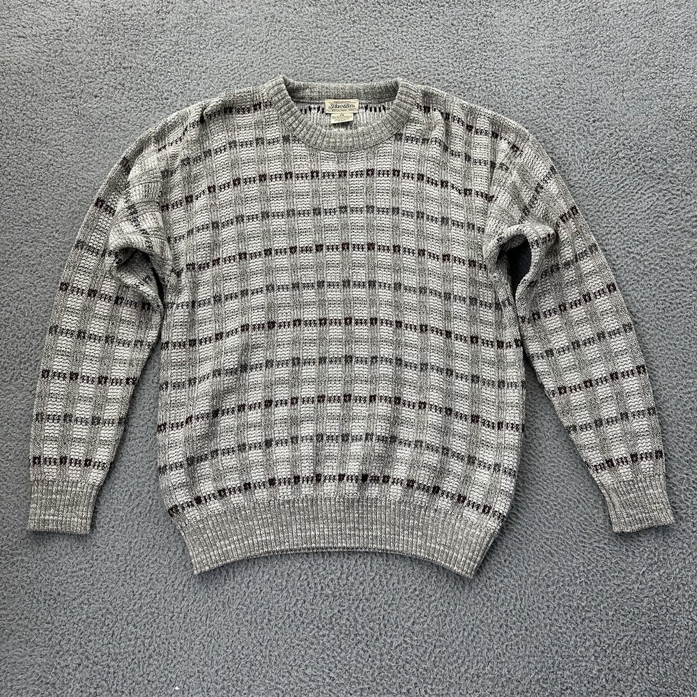 Vintage 90s St. John's Bay Knit Sweater Preppy Retro Grandpa Men's Large